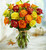 Long Stem Assorted Autumn Roses