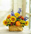Blooming Basket Arrangement