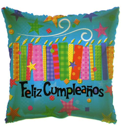 Feliz Cumpleaños Mylar Balloon 18"