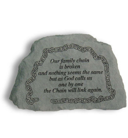 Memory Stone - Our family chain…
