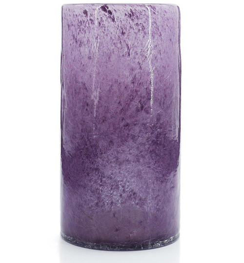 Handcrafted Purple Glass Vase