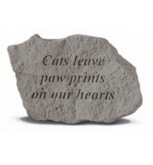 Memory Stone - Cats leave paw prints…