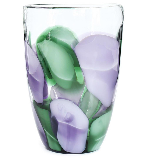 Artisan Multi-color Glass Vase