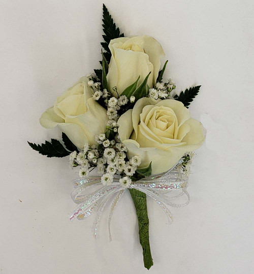 Create a Custom Spray Rose Boutonniere (Select Color)