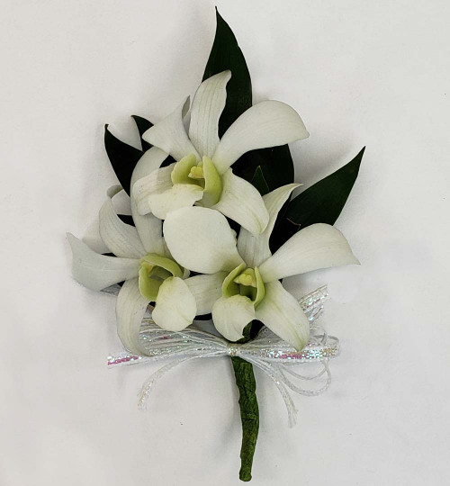 Create a Custom Dendrobium Orchid Boutonniere (Select Color)