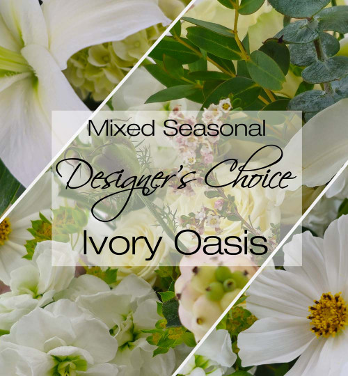 Mixed Seasonal Designer's Choice - Ivory Oasis