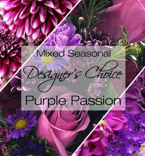 Mixed Seasonal Designer's Choice - Purple Passion