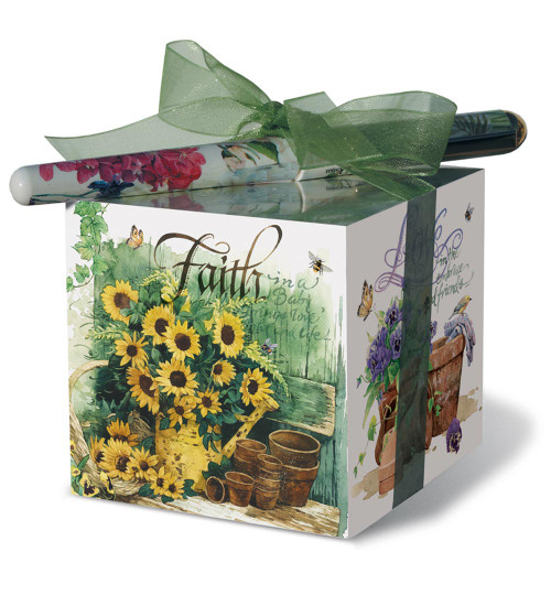 Faith Hope Love - Paper Block & Pen Set
