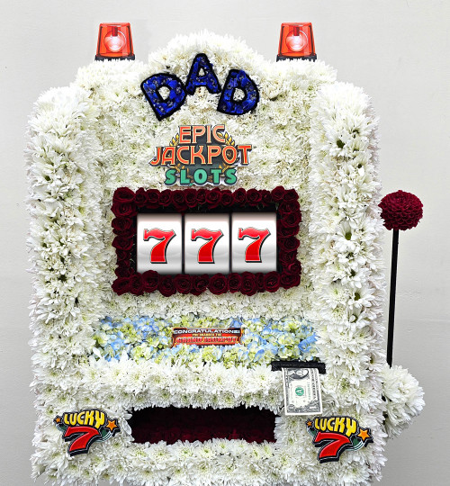 3D Floral Slot Machine Tribute