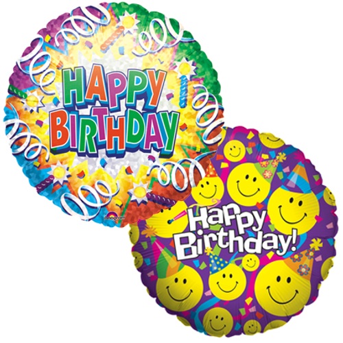Happy Birthday Mylar Balloons (2)