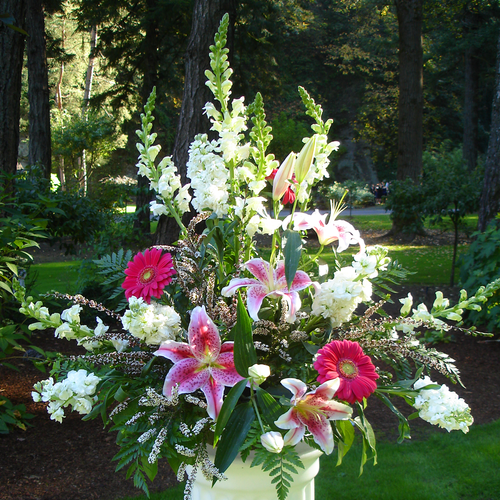 Pink & White Vase (SA2016)